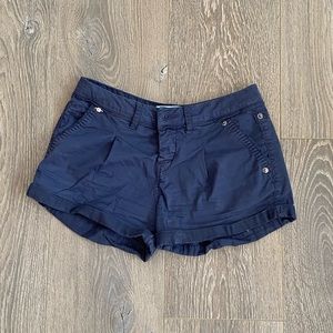 Navy Blue Bershka Shorts